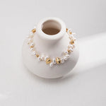 Gold Bean Freshwater Pearl Beaded Bracelet - Gembea Jewelry