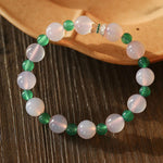 Spring Heartbeat Green Agate Bracelet - Gembea Jewelry
