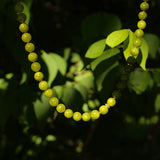 Green Grape Gemstone Beaded Necklace gembea jewelry