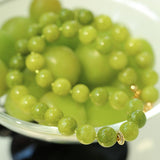 Green Grape Gemstone Beaded Necklace - Gembea Jewelry