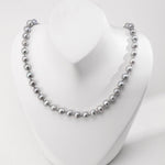Grey Freshwater Pearl Beaded Necklace - Gembea Jewelry