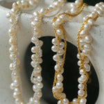 Hand-woven Chain Natural Pearl Necklace - Gembea Jewelry
