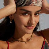 Heart-shaped Pendant Shoushan Stone Beaded Necklace - Gembea Jewelry