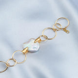 Love Baroque Small Metal Circle Bracelet - Gembea Jewelry