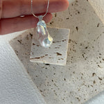 Baroque Pendant Chain Necklace