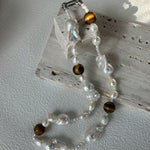 Amber Baroque Pearl Necklace