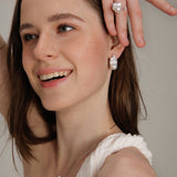Gembea Jewelry Baroque Pearl Zircon Ring
