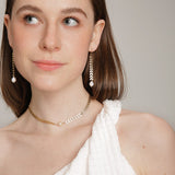 Gembea Jewelry Love and the City Leaf Choker Necklace