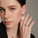 Gembea Jewelry Baroque Pearl Drop Ear Hook Earrings