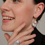 Gembea Jewelry Baroque Pearl Drop Ear Hook Earrings