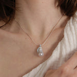Gembea Jewelry Baroque Pendant Chain Necklace