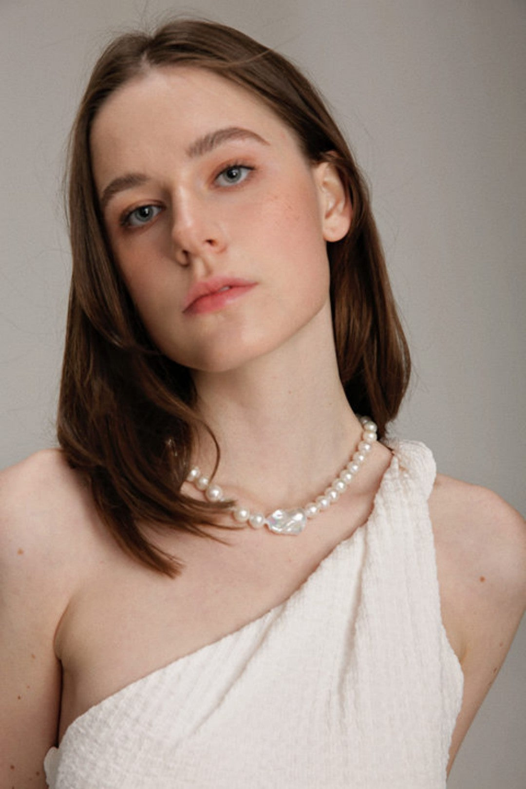 Gembea Jewelry Baroque Pendant Edison Pearl Necklace