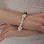 Gembea Jewelry Amber Baroque Pearl Bracelet