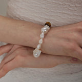 Gembea Jewelry Amber Baroque Pearl Bracelet