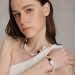 Gembea Jewelry Amber Baroque Pearl Bracelet
