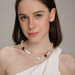 Gembea Jewelry Amber Baroque Pearl Necklace
