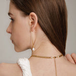 Gembea Jewelry Love and the City Leaf Choker Necklace