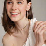Gembea Jewelry Love and the City Leaf Choker Necklace