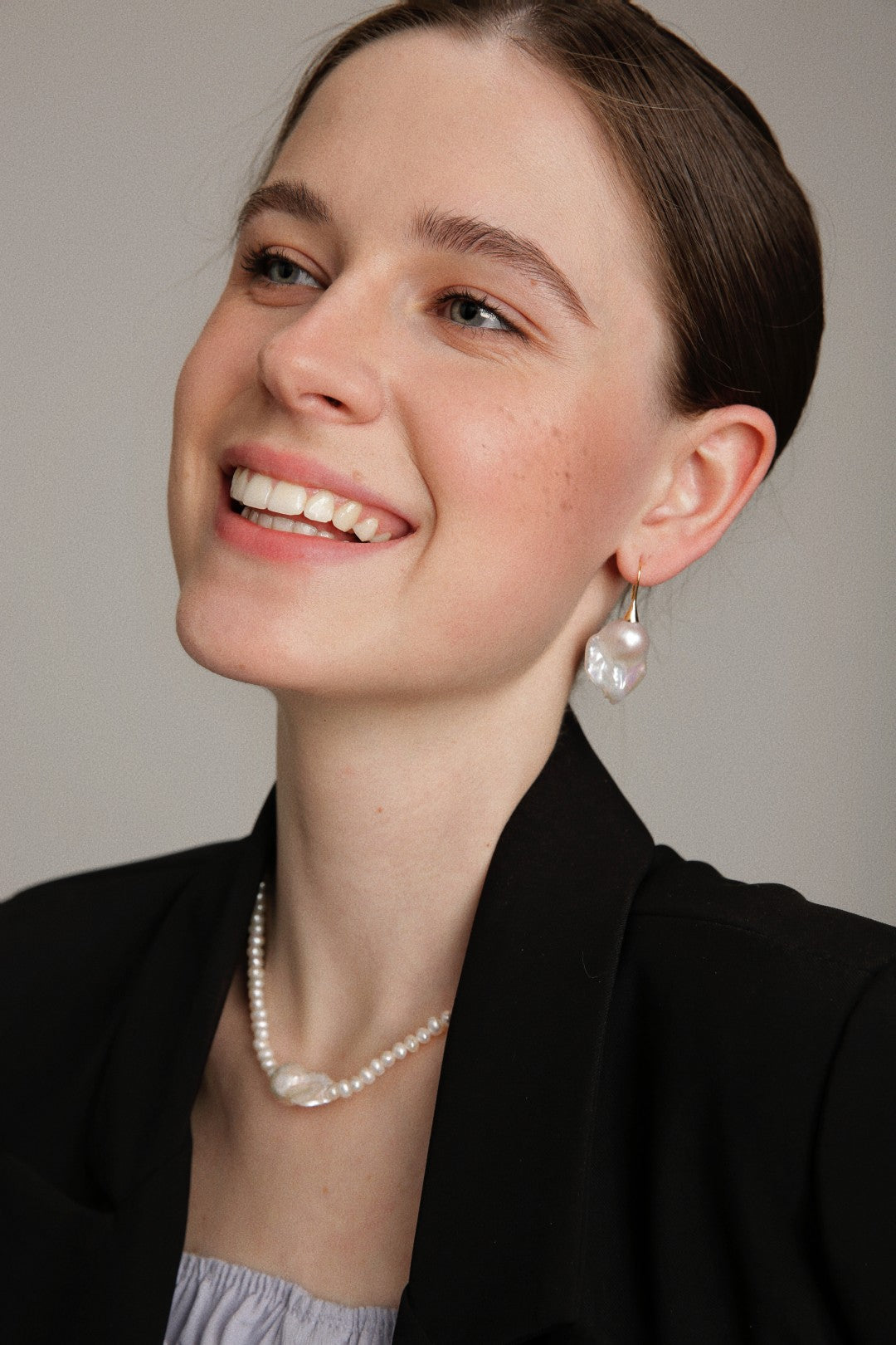 Gembea Jewelry Baroque Pearl Beaded Necklace