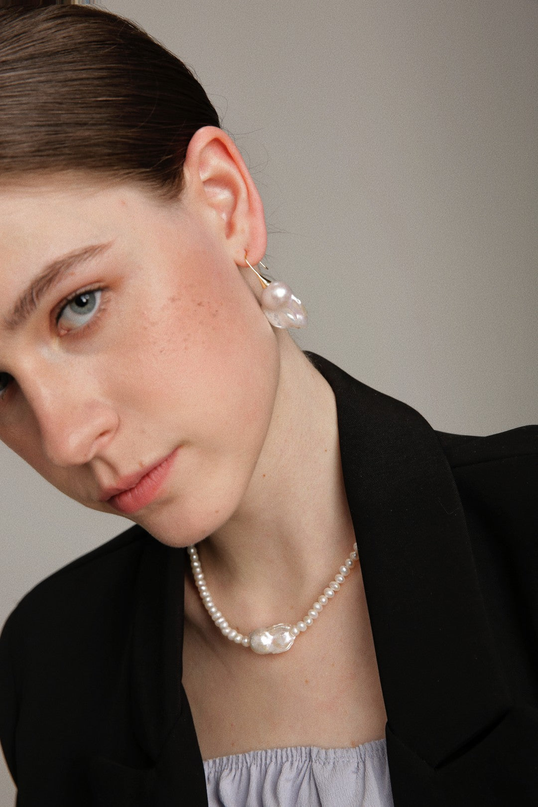 Gembea Jewelry Baroque Pearl Beaded Necklace