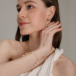 Gembea Jewelry Gold Chain Pearl Bracelet