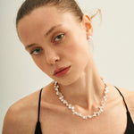 Small Baroque Pearl Beaded Necklace - Gembea Jewelry