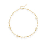 Irregular Genuine Baroque Pearl Necklace gembea jewelry
