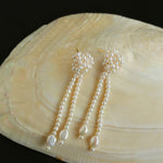 Gembea Jewelry Knotted Hand-woven Pearl Earrings