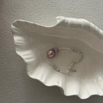 Large Colorful Baroque Sterling Silver Bracelet - Gembea Jewelry