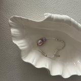 Large Colorful Baroque Sterling Silver Bracelet - Gembea Jewelry