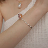 Gembea Jewelry Large Colorful Baroque Sterling Silver Bracelet