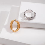 Lava Fluid Element Freshwater Pearl Rings - Gembea Jewelry