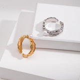 Lava Fluid Element Freshwater Pearl Rings - Gembea Jewelry