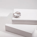 Lava Fluid Element Freshwater Pearl Rings - Gembea Jewelry