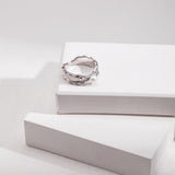 Lava Fluid Element Freshwater Pearl Rings - Gembea Jewelry