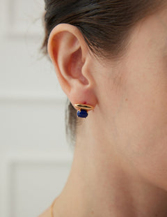 Gembea Jewelry Lazuli Days Series Blue Solstice Stud Earrings