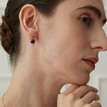 Gembea Jewelry Lazuli Days Series Blue Solstice Stud Earrings