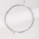 Luxury Natural Grey Freshwater Pearl Necklaces - Gembea Jewelry