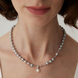 Luxury Natural Grey Freshwater Pearl Necklaces - Gembea Jewelry