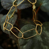 Metal Chain Baroque Pearl Pendant Bracelet - Gembea Jewelry
