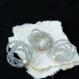 Microstretch Labradorite Gemstone Multilayer Ring - Gembea Jewelry