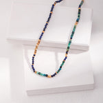 Synthetic Lapis Lazuli Gemstone Lucky Necklaces - Gembea Jewelry