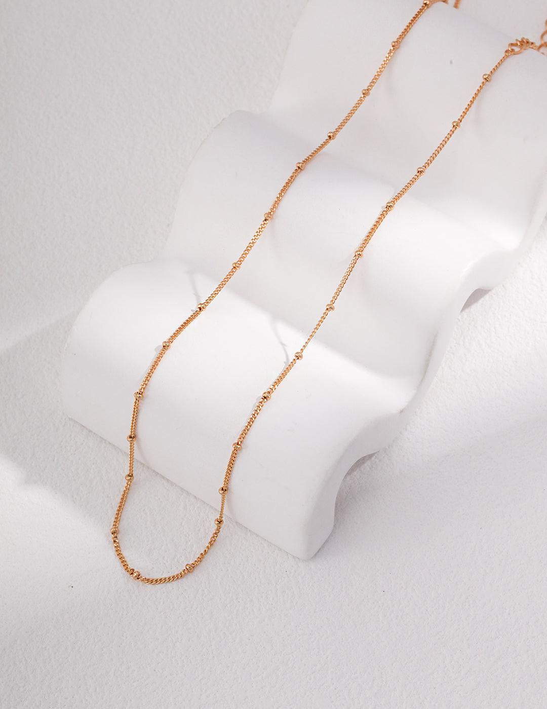 Minimalist French Style 925 Sterling Silver Necklace - Gembea Jewelry