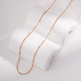 Minimalist French Style 925 Sterling Silver Necklace - Gembea Jewelry