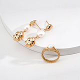 Minimalist Style Natural Freshwater Pearl Ring - Gembea Jewelry