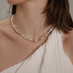 Gembea Jewelry Moustache Baroque Pearl Beaded Necklace