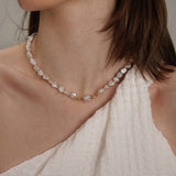 Gembea Jewelry Moustache Baroque Pearl Beaded Necklace