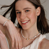 Gembea Jewelry Moustache Baroque Pearl Beaded Necklace