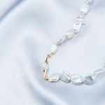 Moustache Baroque Pearl Beaded Necklace - Gembea Jewelry