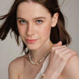 Gembea Jewelry Moustache Baroque Pearl Beaded Necklace